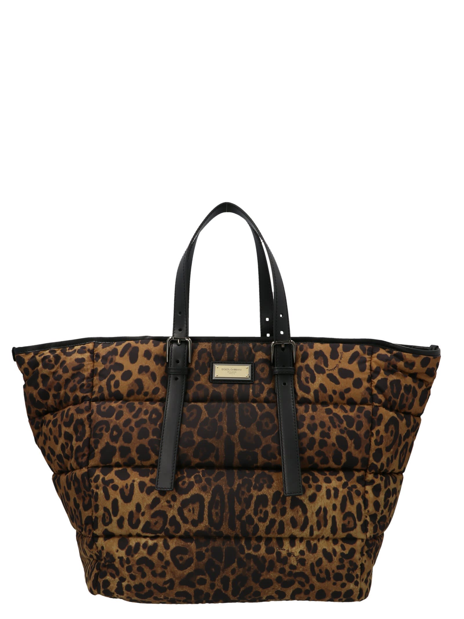 Dolce & Gabbana Animal Print Shopping Bag