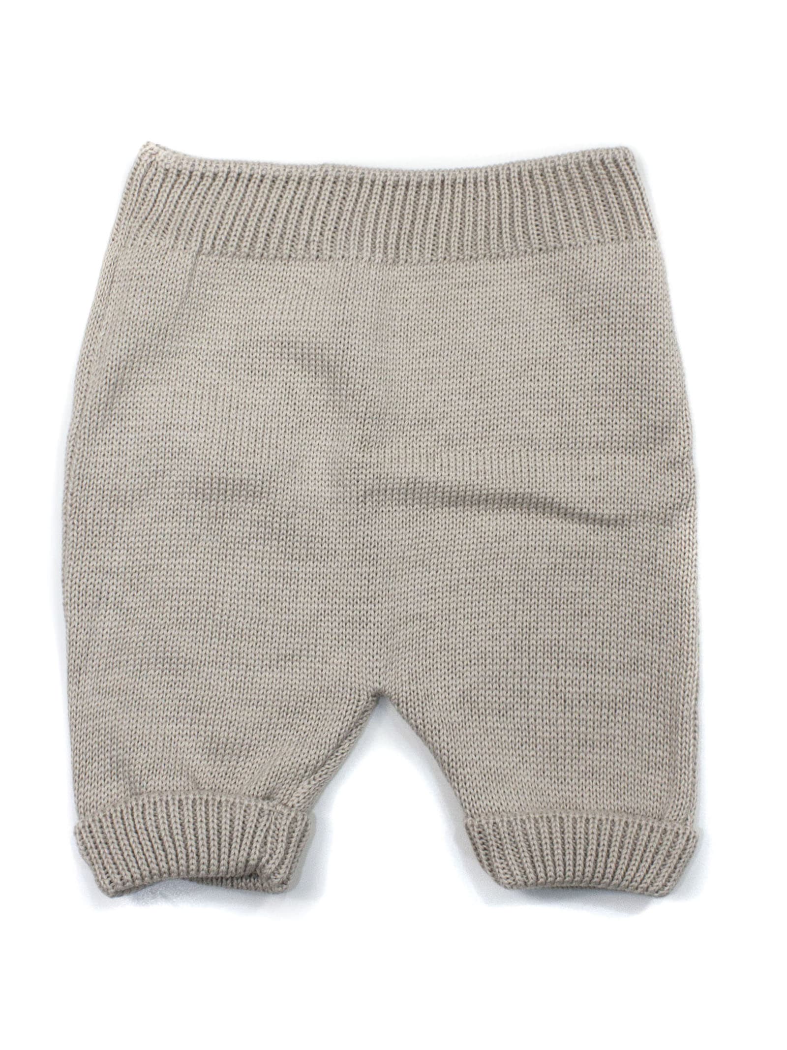 Little Bear Beige Cotton Trousers