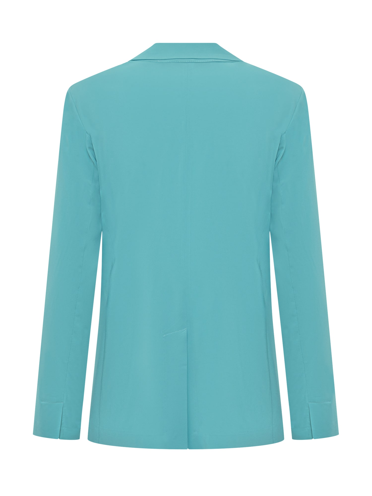 Shop Jucca Blazer In Turquoise