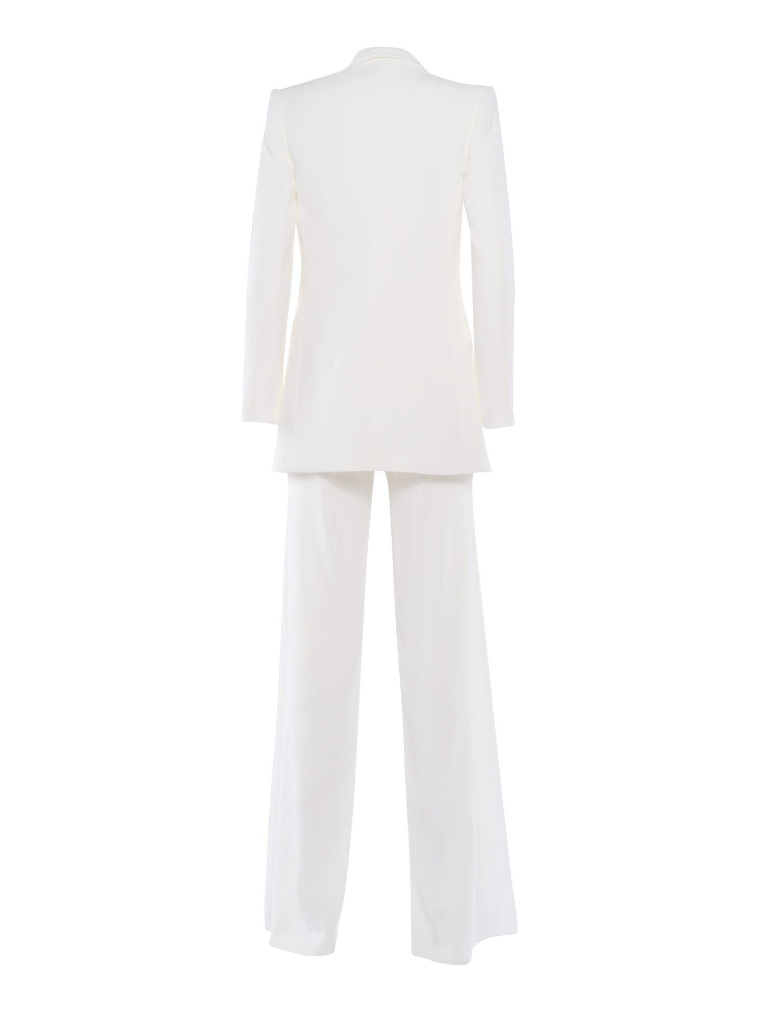 Shop Elisabetta Franchi Elegant White Suit