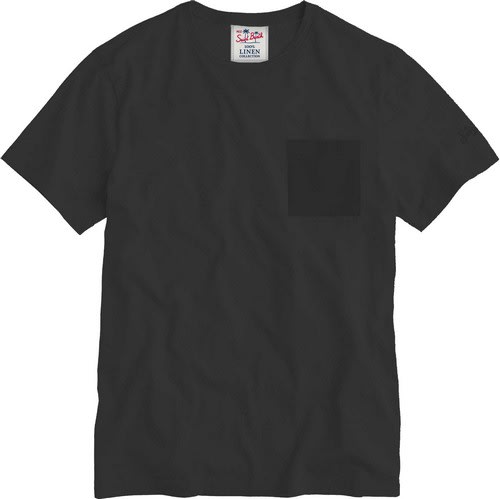 MC2 Saint Barth T-shirt In Lino Nera Ecstasea00696b