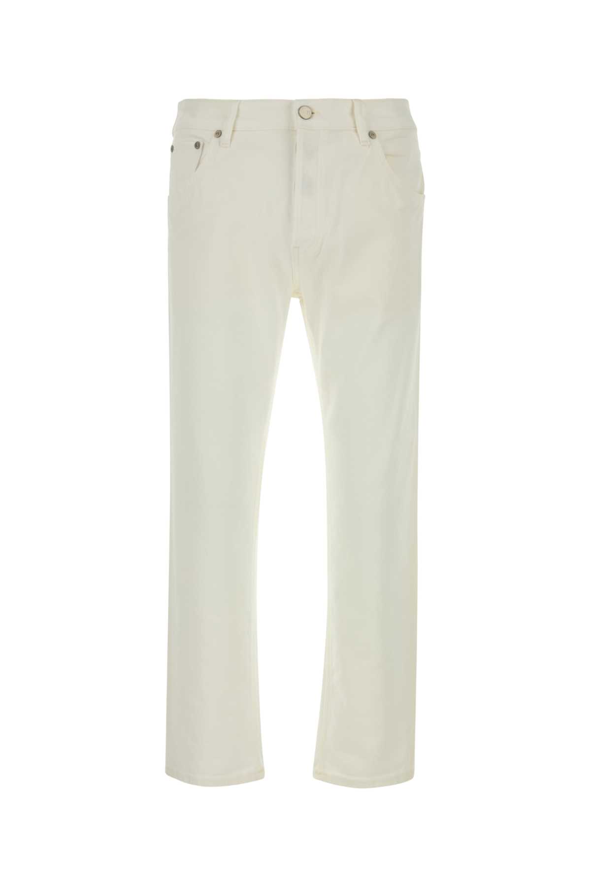 White Stretch Denim Jeans