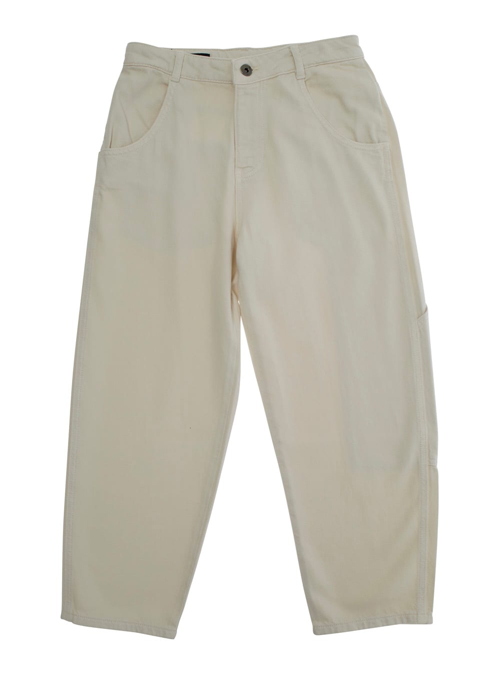 Emporio Armani Patch-pocket Trousers In Neutral