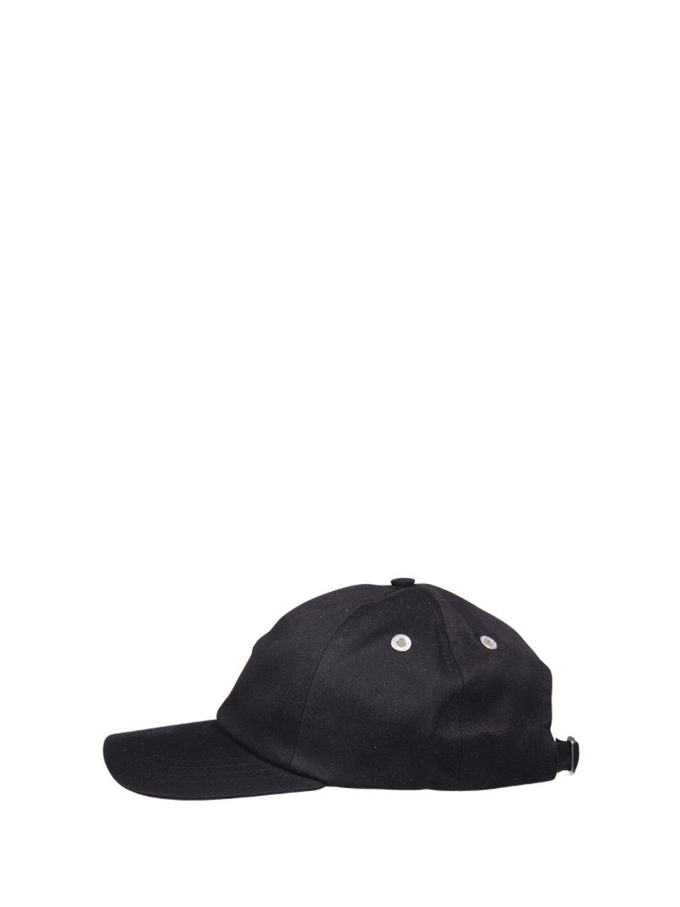 Shop Ami Alexandre Mattiussi Paris Ami De Coeur Logo Embroidered Baseball Cap In Black
