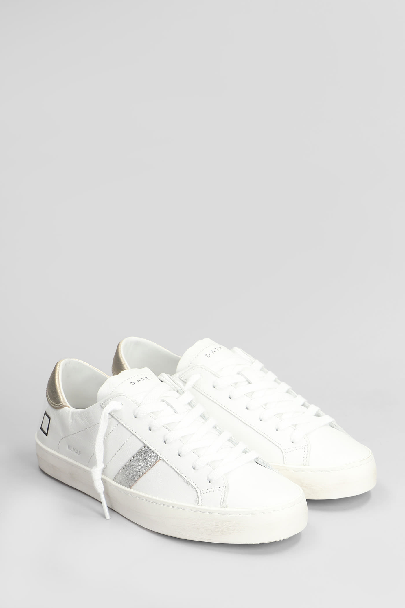 Date D.a.t.e. Hill Low Sneakers In White