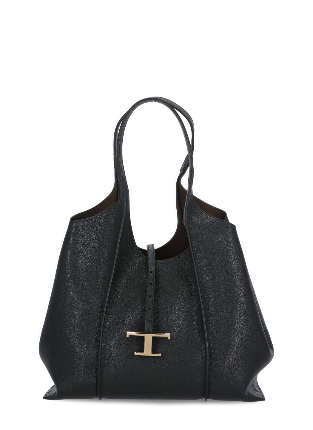 Tod's T Timeless Shopping Bag In Black