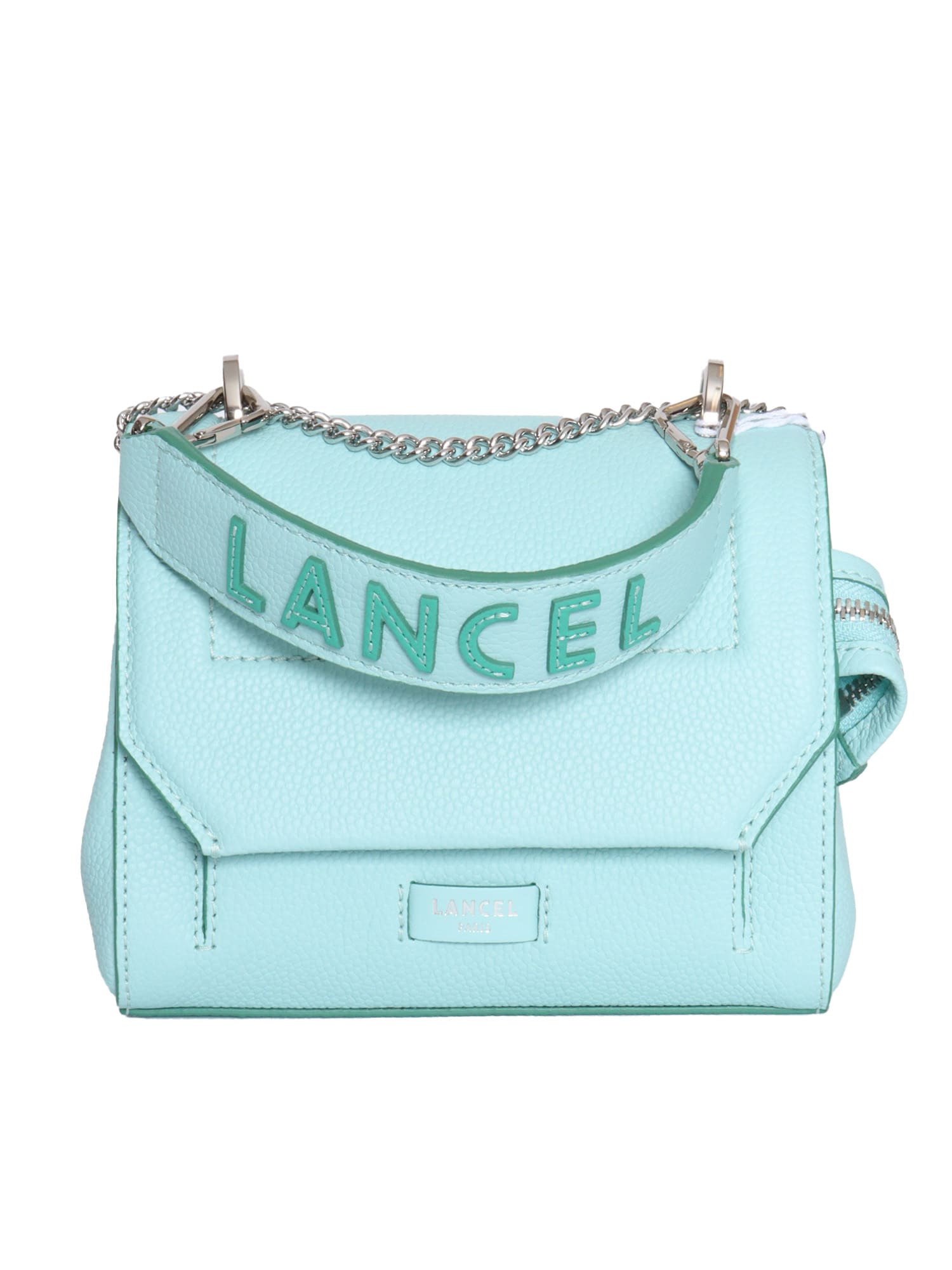 Shop Lancel Rabat S Light Blue Bag In Green