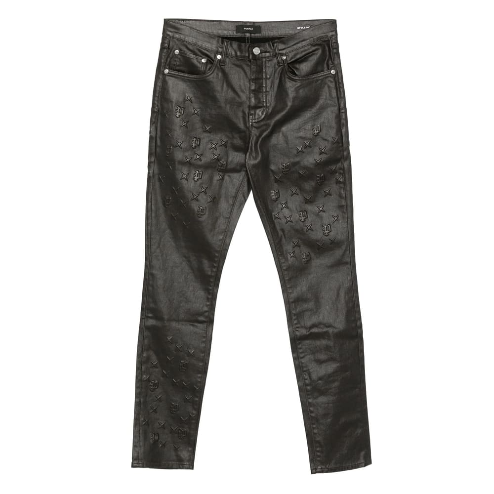 Purple Brand Denim Skinny Jeans In Black