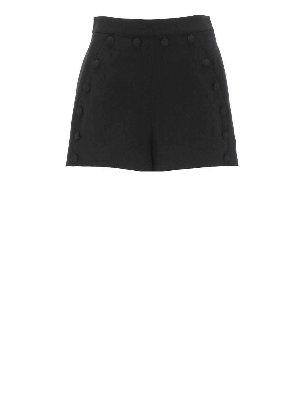 MOSCHINO SHORTS WITH LINED BUTTONS