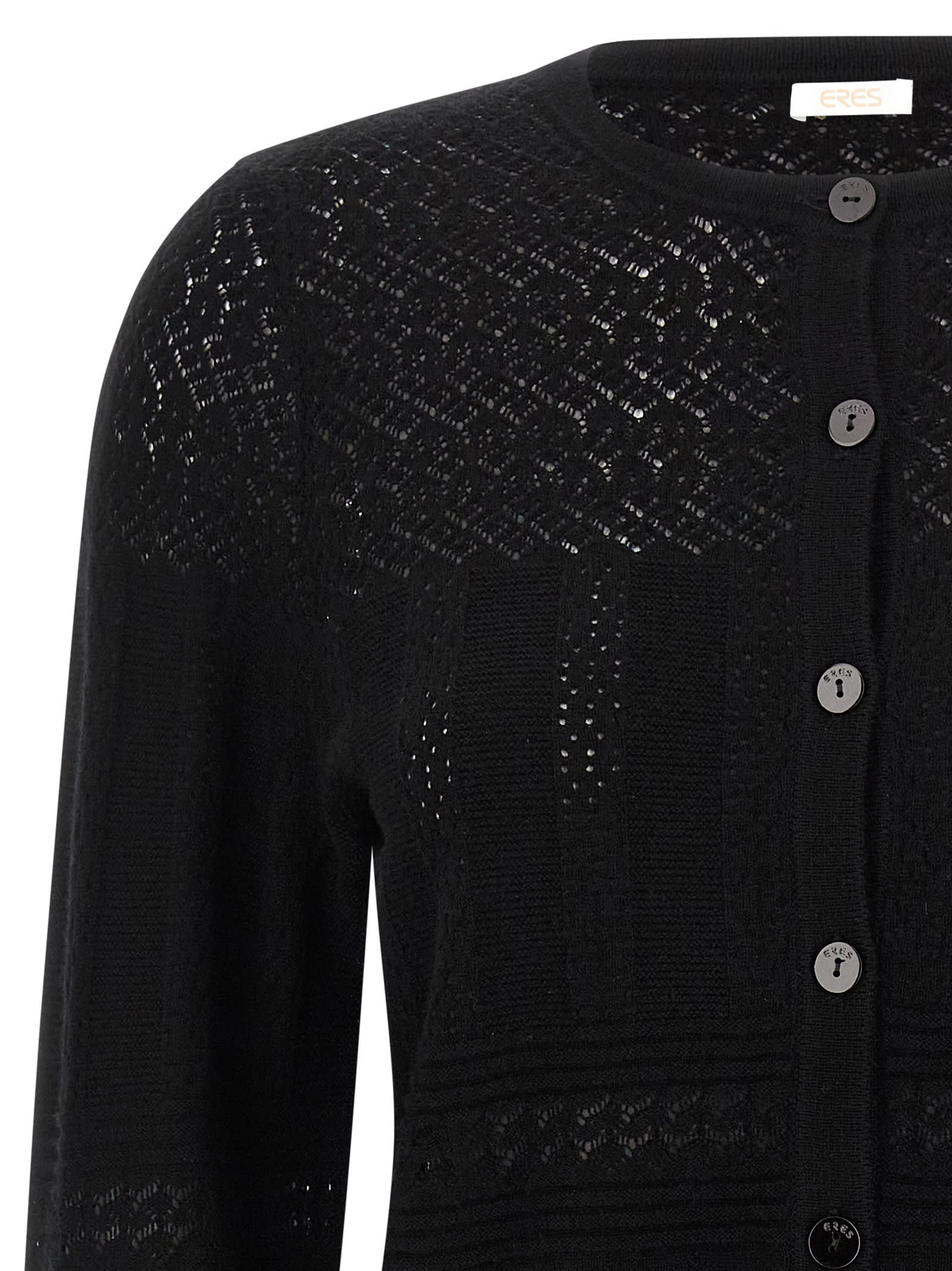 Eres Trio Cardigan In Black