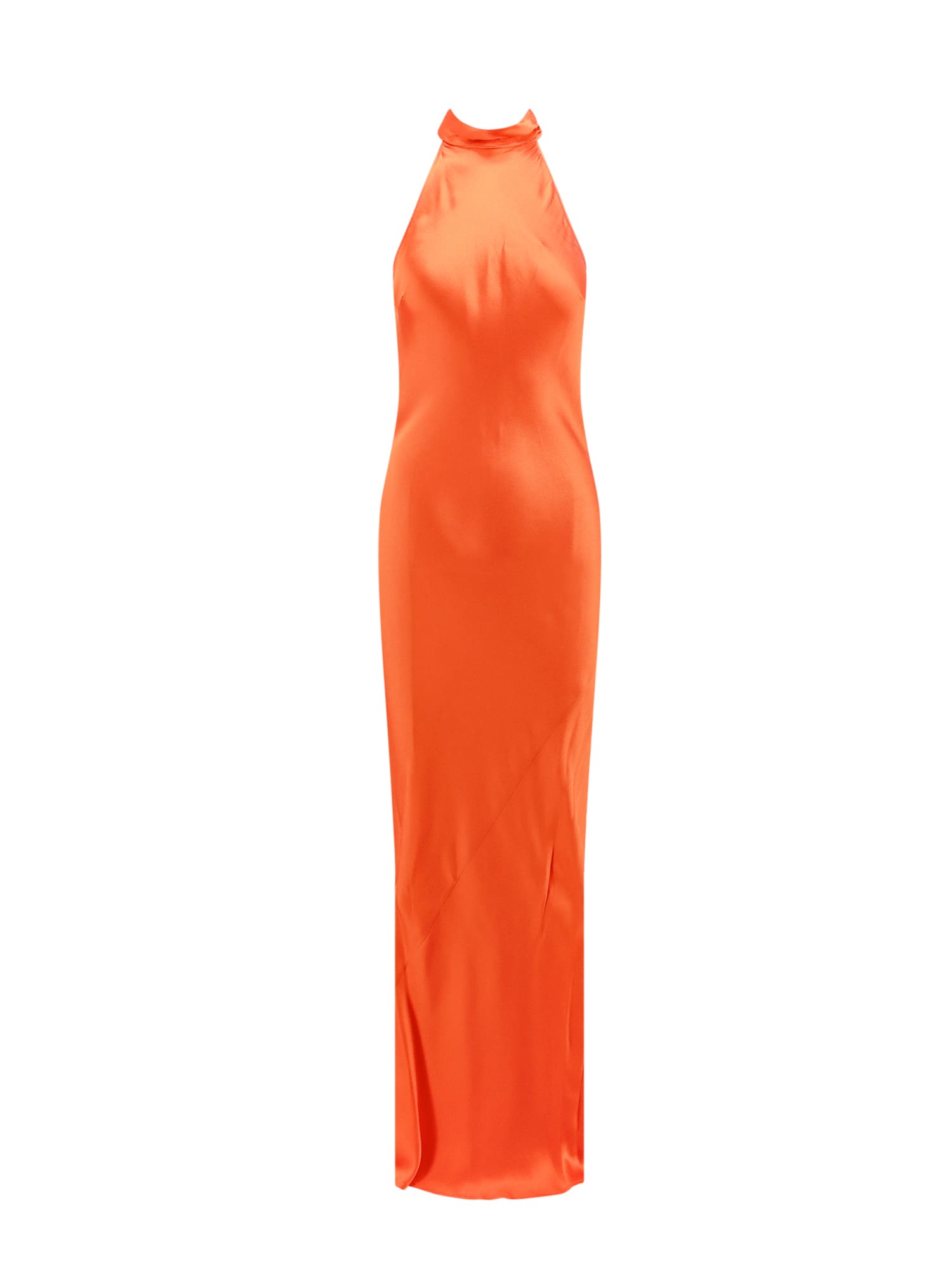 Shop Semicouture Dress In Orange