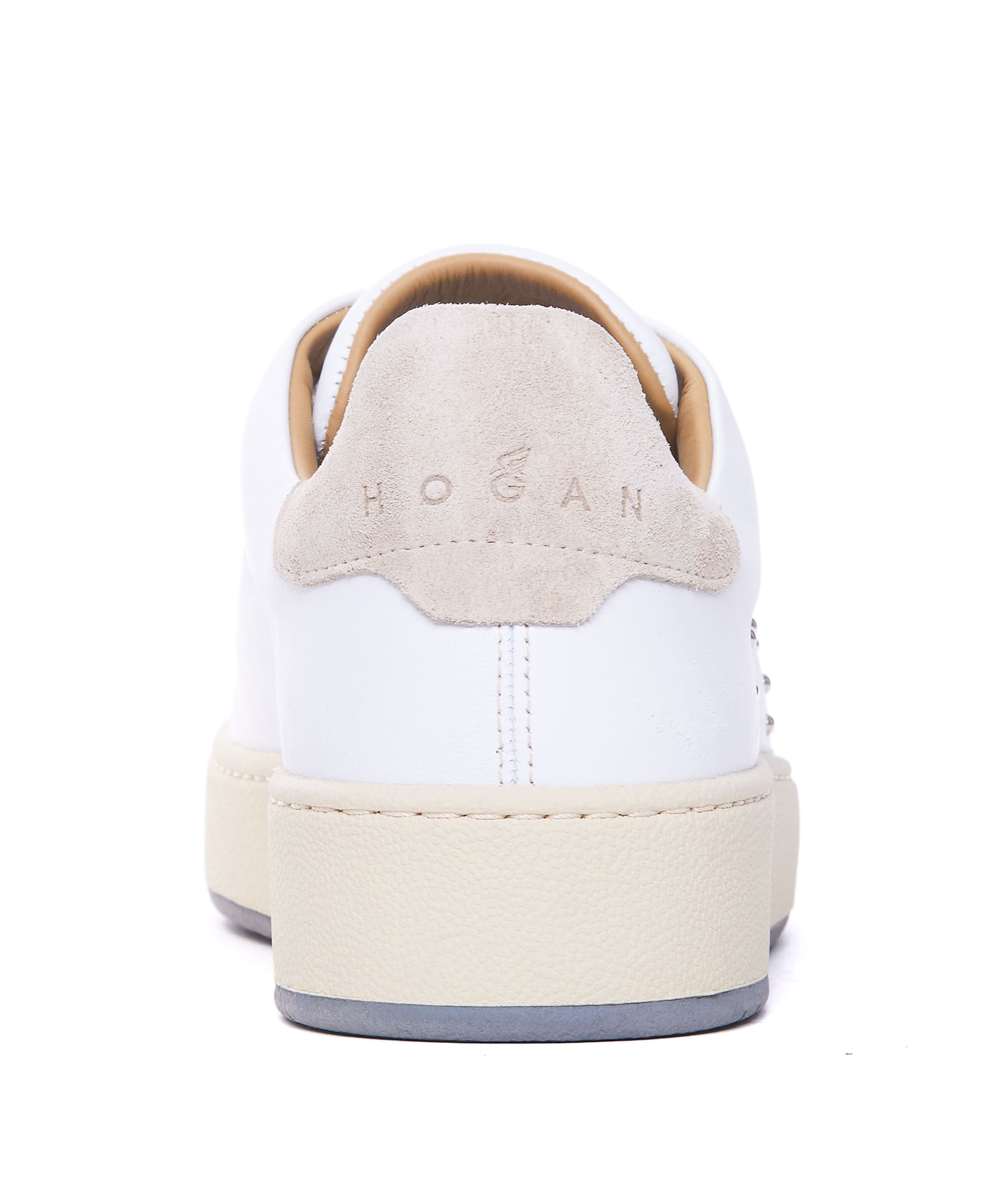 Shop Hogan H672 Sneakers In White