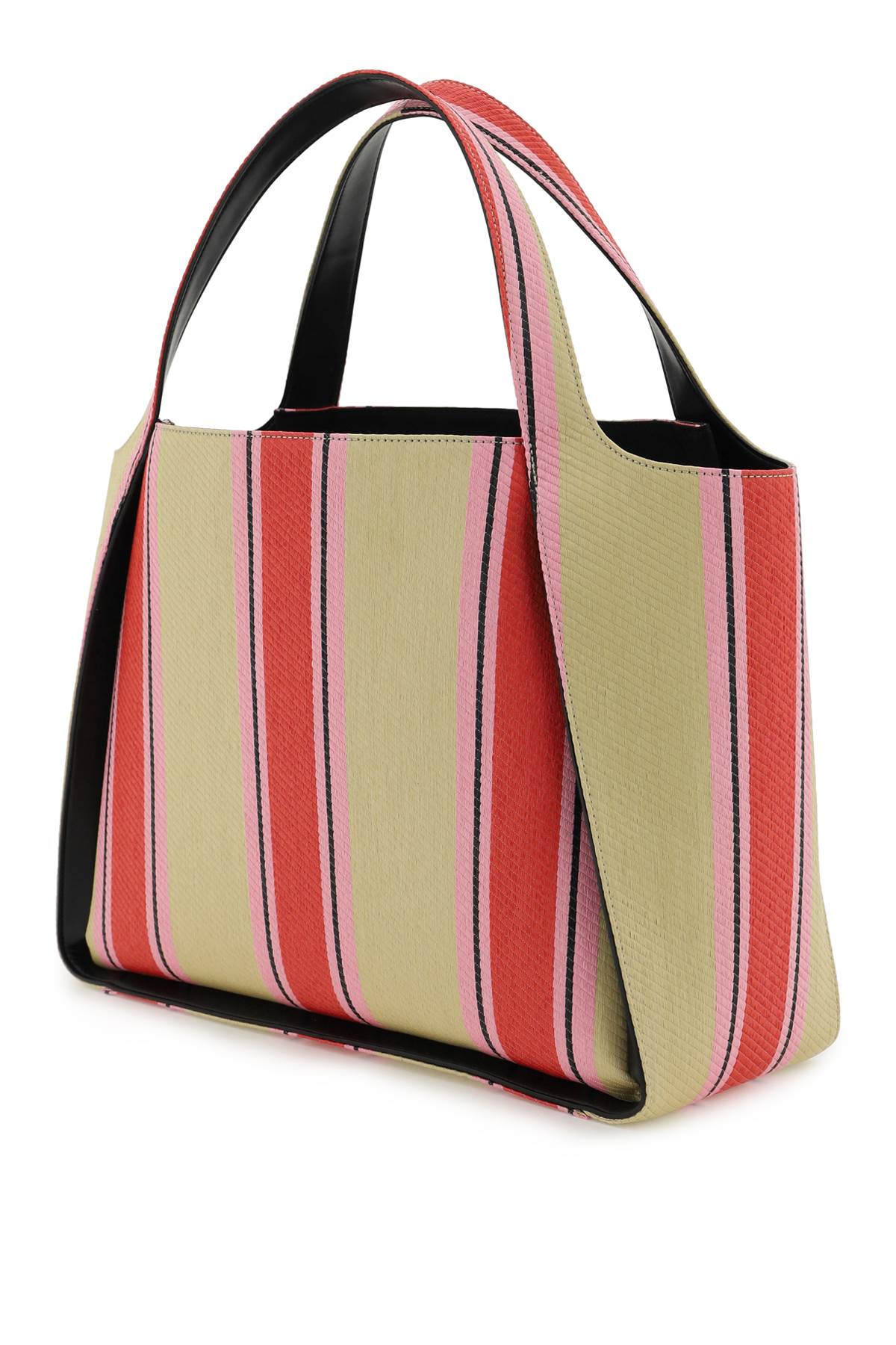 Stella Mccartney Stella Logo Tote Bag In Red (beige)