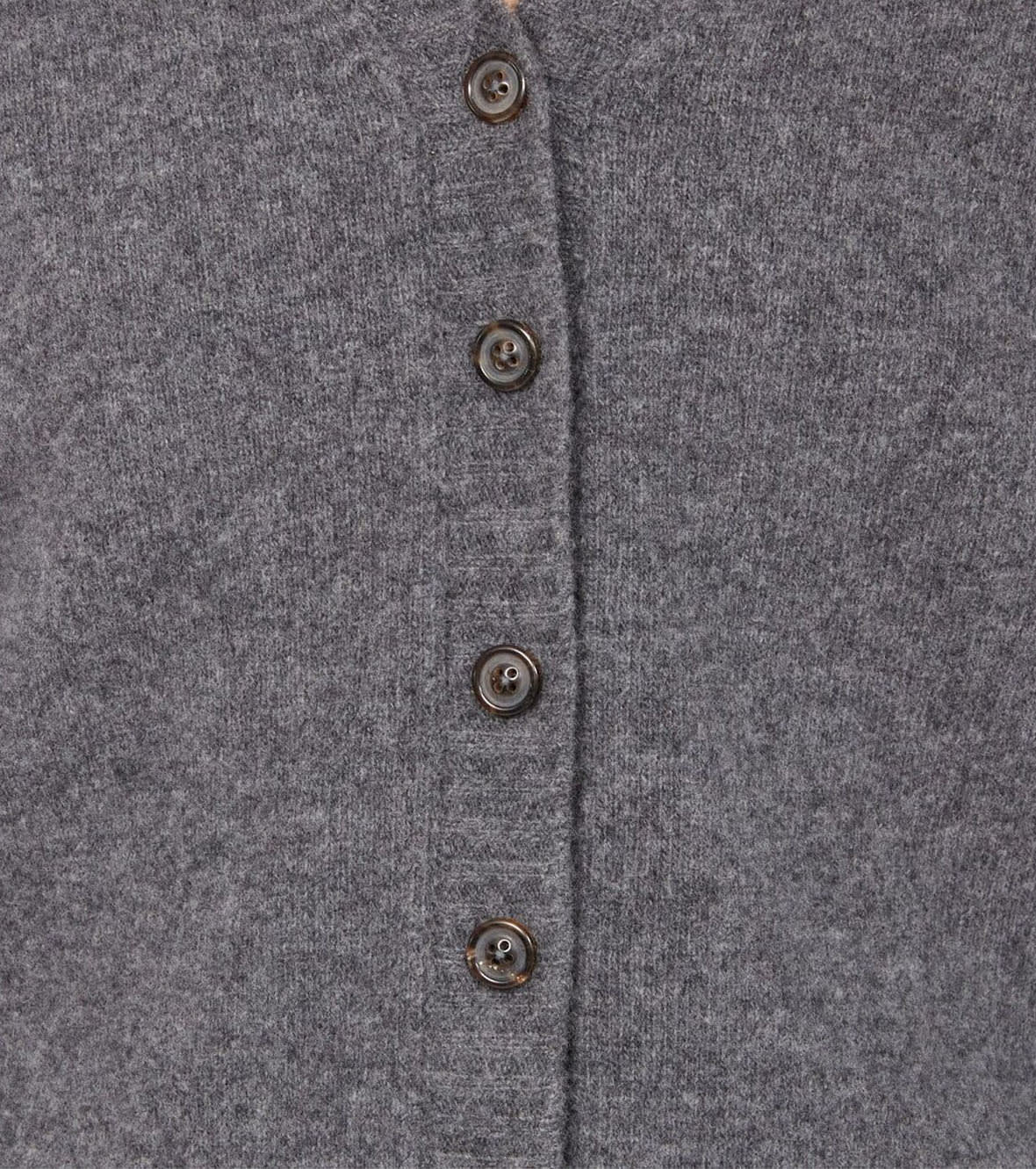 Shop Maison Margiela Grey Wool Cardigan