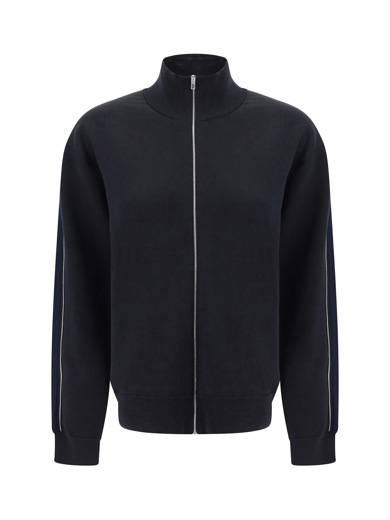 Shop The Row Hinese Sweatshirt In Black / Navy / Beige