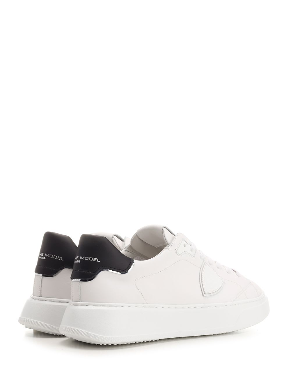 Shop Philippe Model Temple Sneaker In White