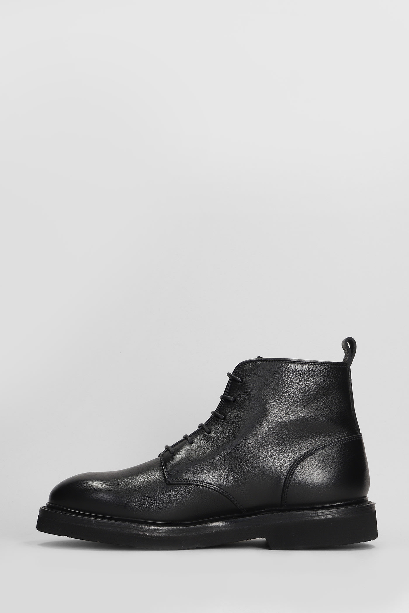 Shop Premiata Lace Up Shoes In Black Leather