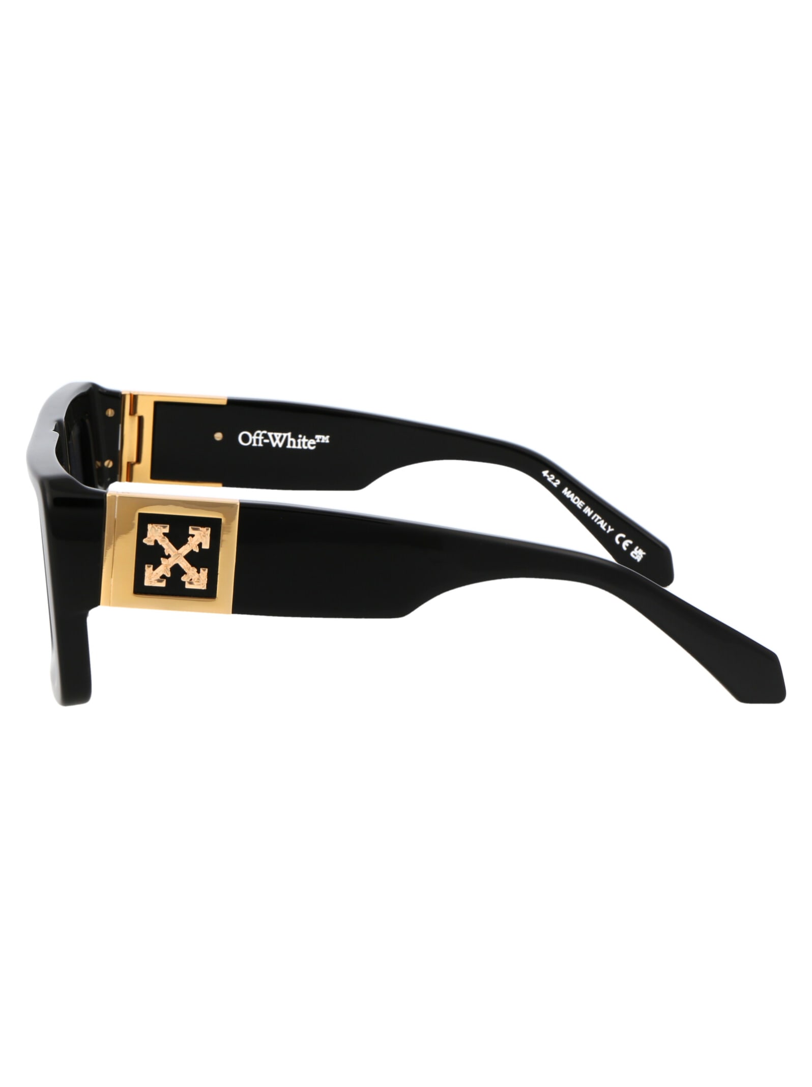 Shop Off-white Leonardo Sunglasses In 1007 Black