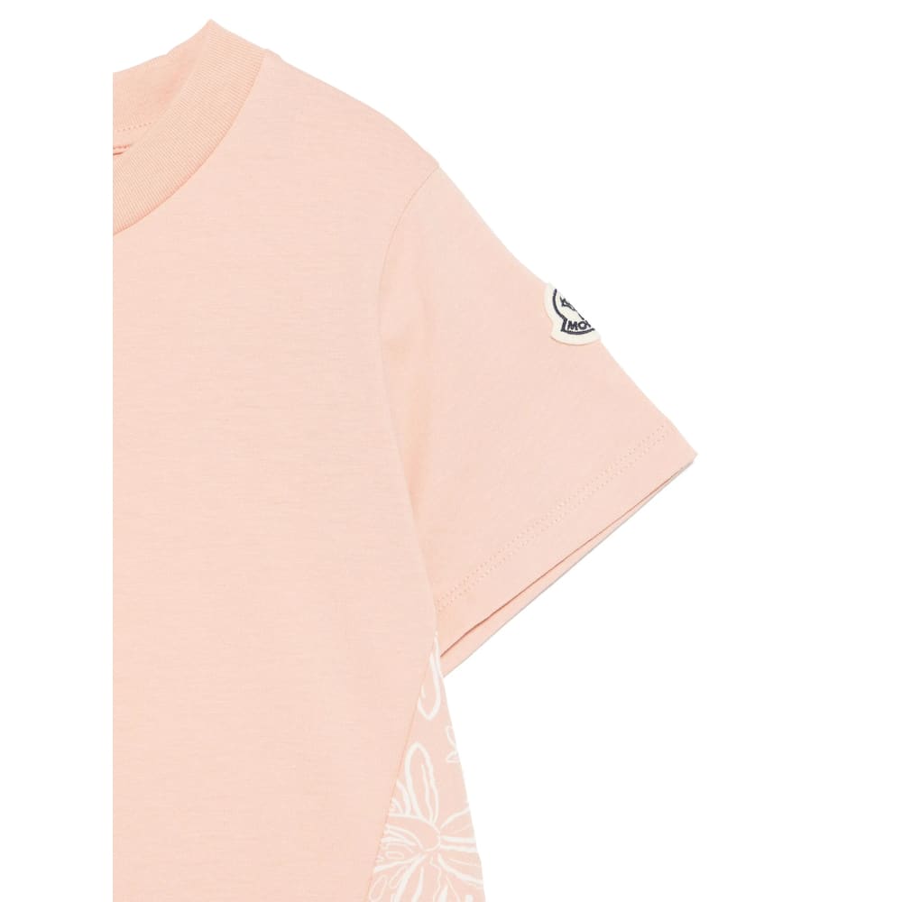 Moncler T-shirt In Pink