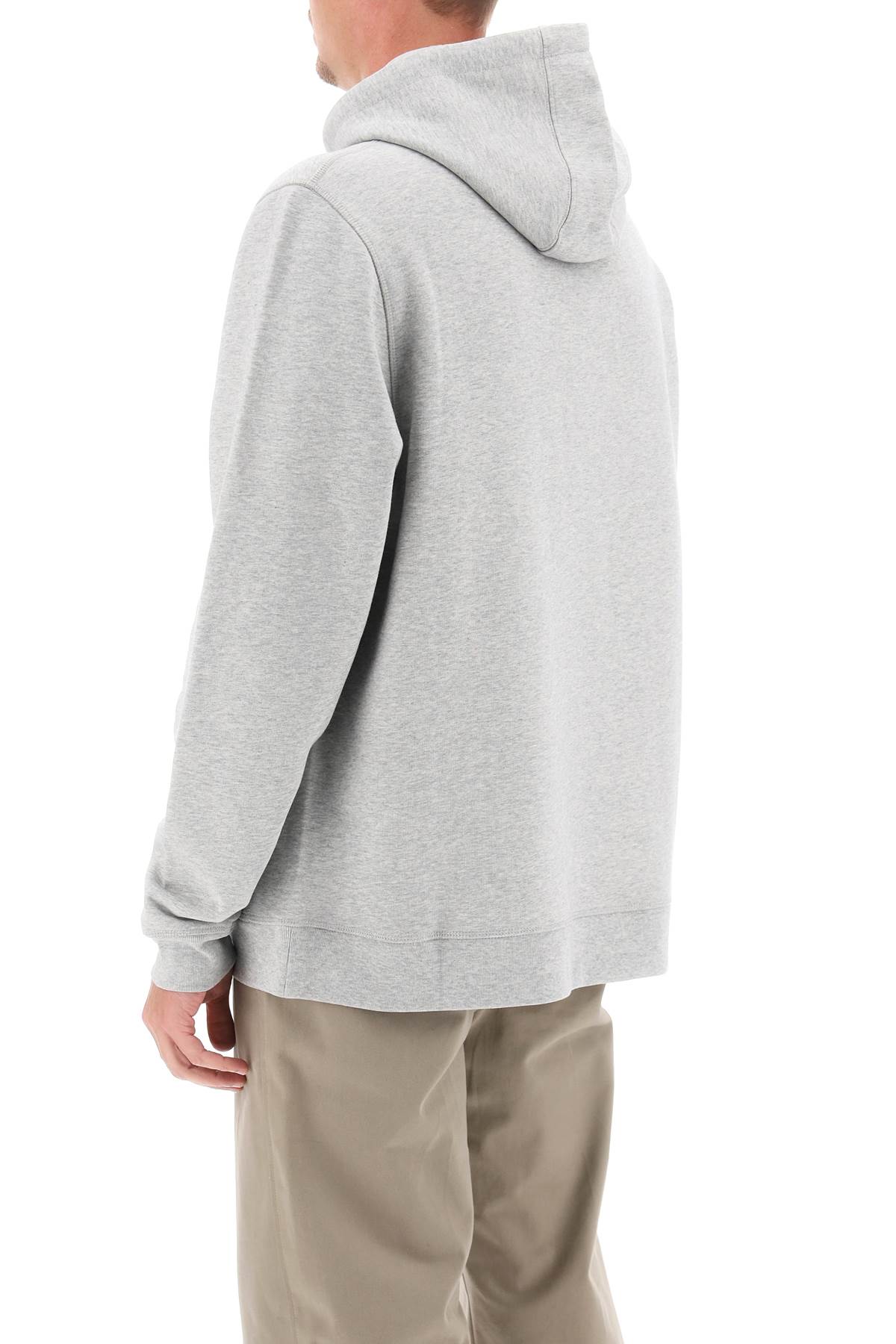 Shop Barbour Hoodie In Grey Marl