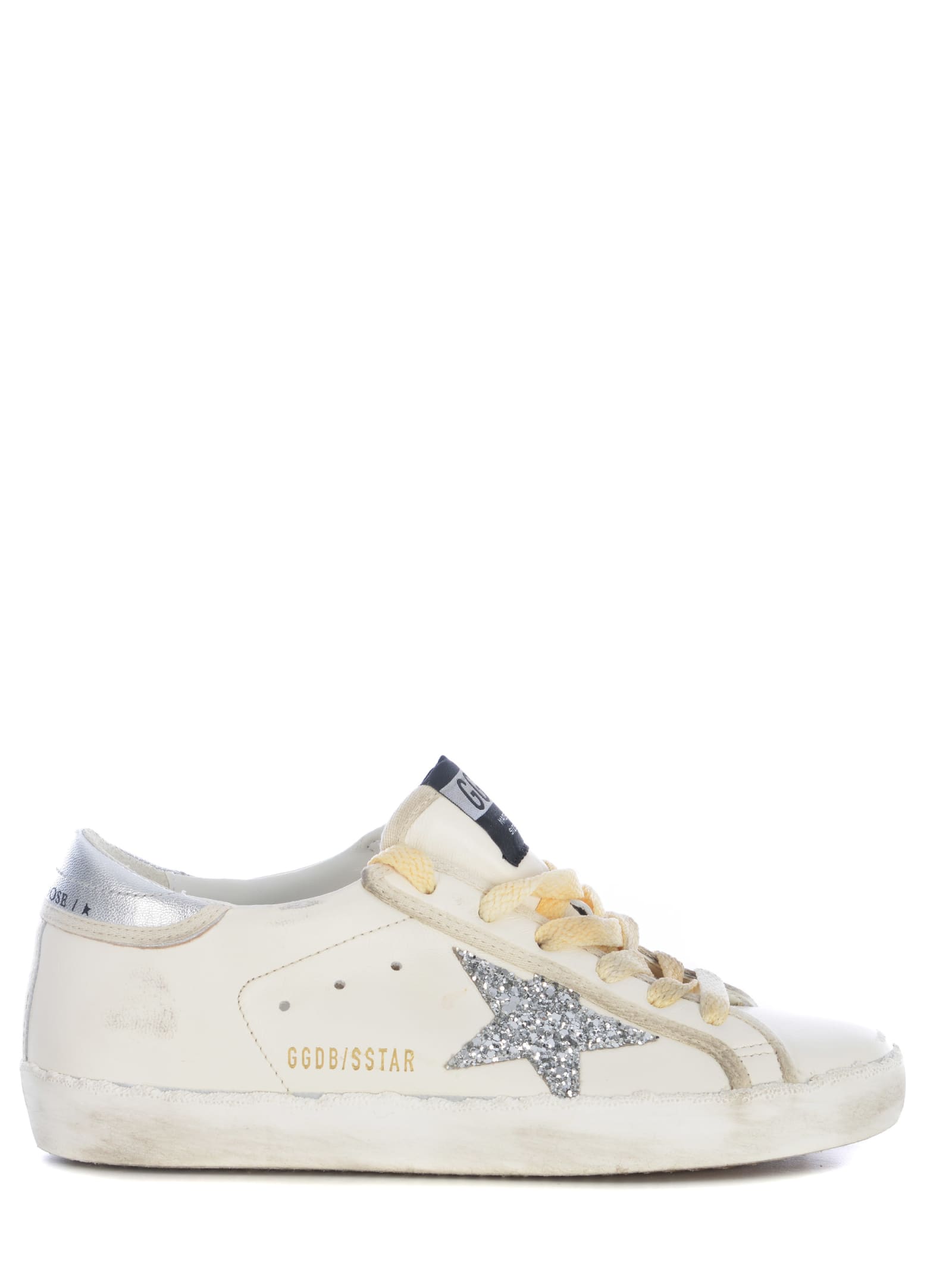 Golden Goose Sneakers  Super Star Made Of Leather In Off White