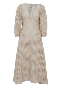 Shop Jil Sander Dress In Milk