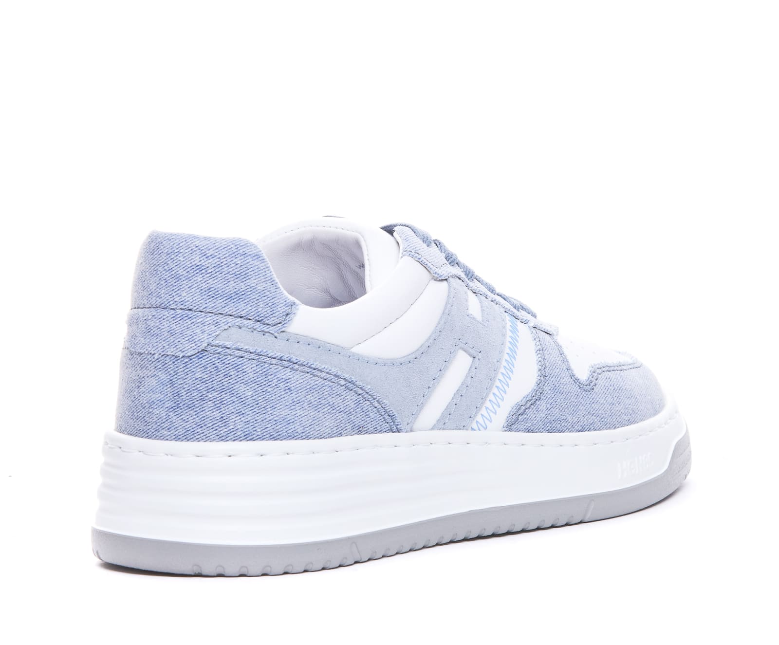 Shop Hogan H630 Sneakers In Stone Washed