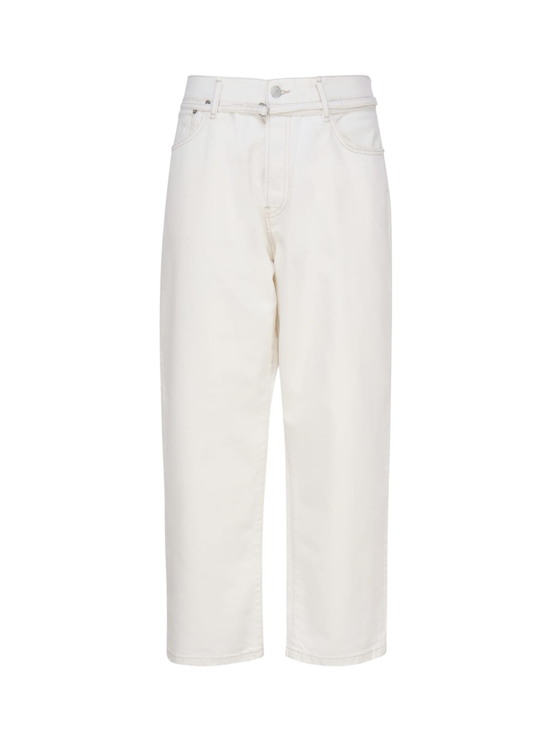 Acne Studios Jeans In Cotton In Off White