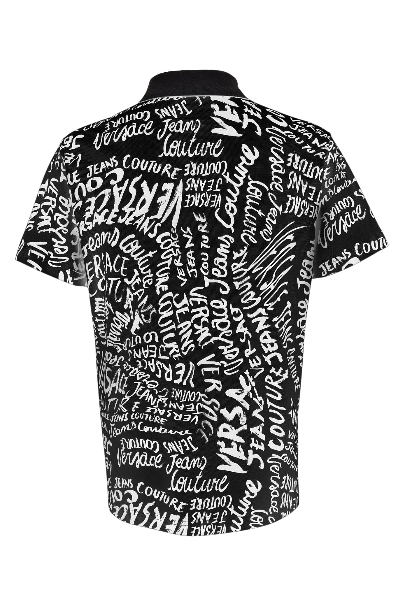 Shop Versace Jeans Couture Polo In Black
