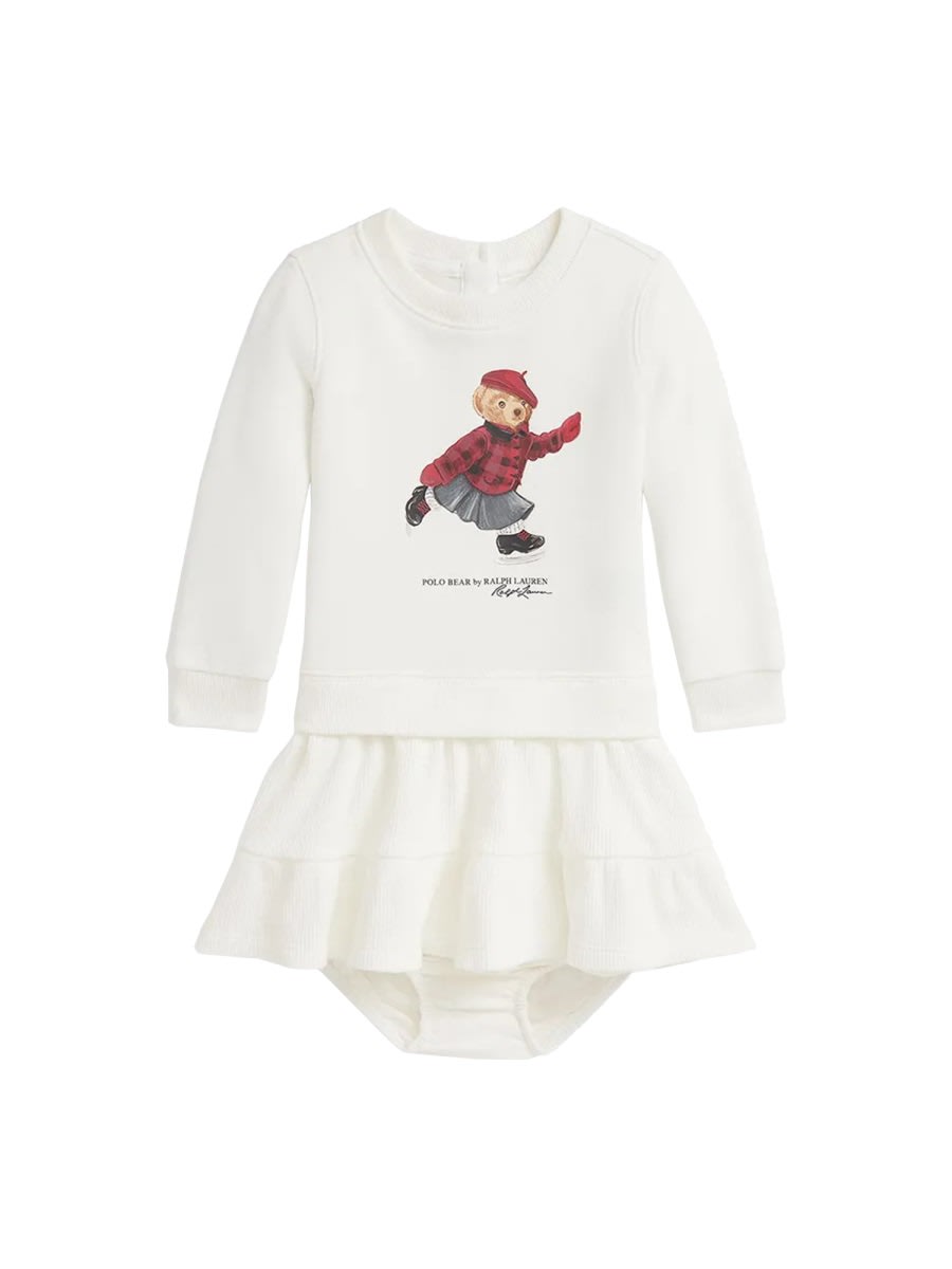 Polo Ralph Lauren Dress Set With Shorts In White