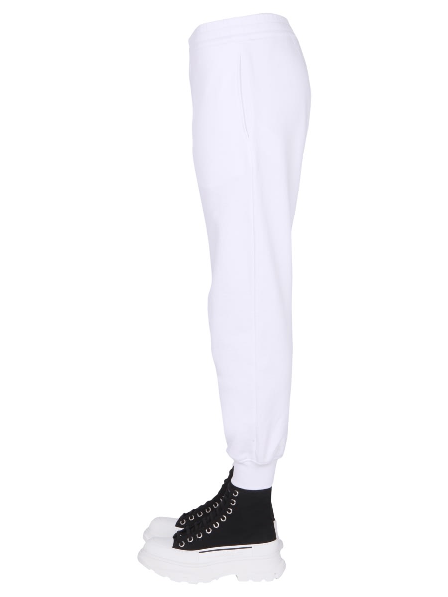 Shop Alexander Mcqueen Jogging Pants In White