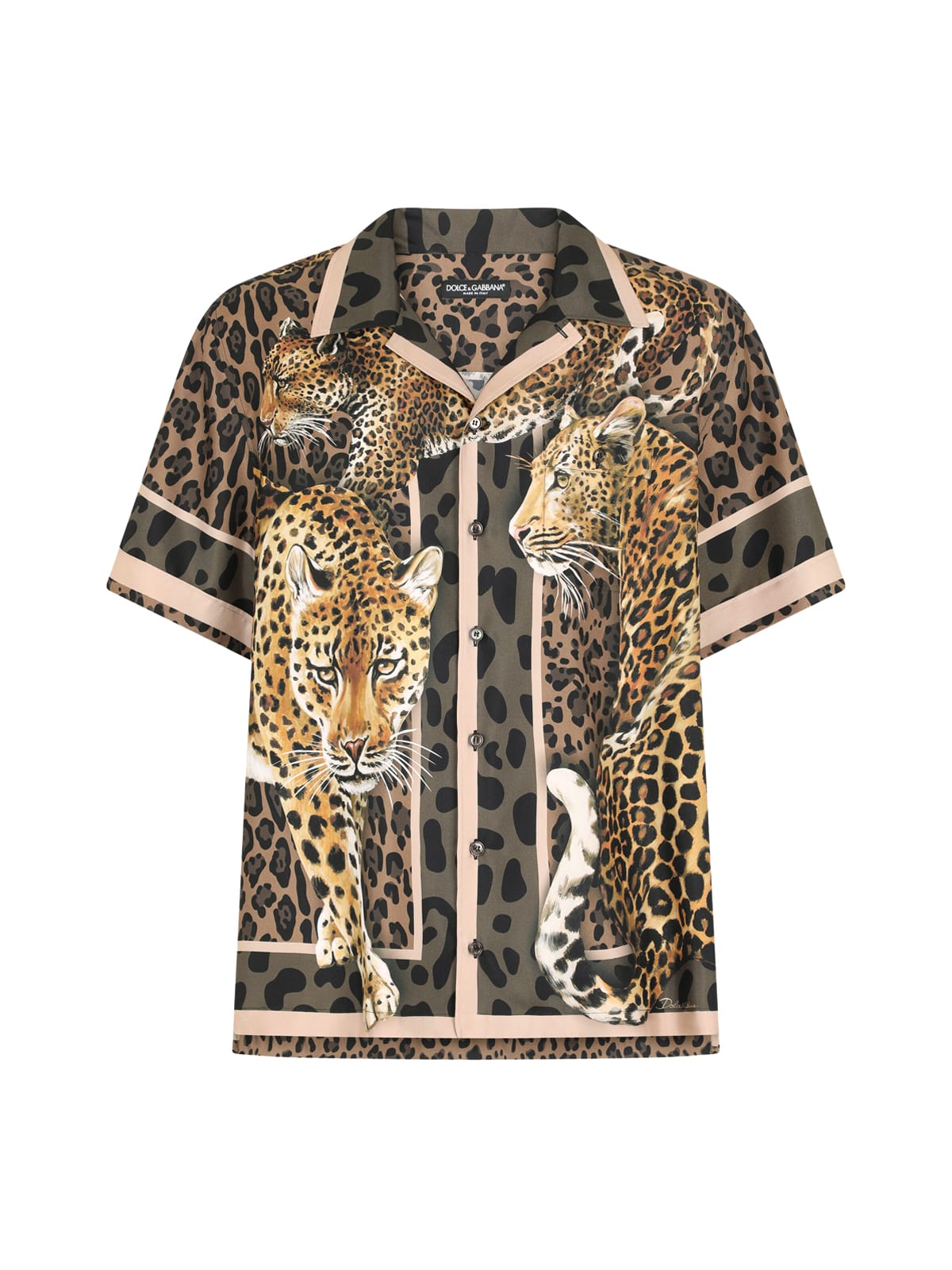 Dolce & Gabbana Leopards Print Shirt