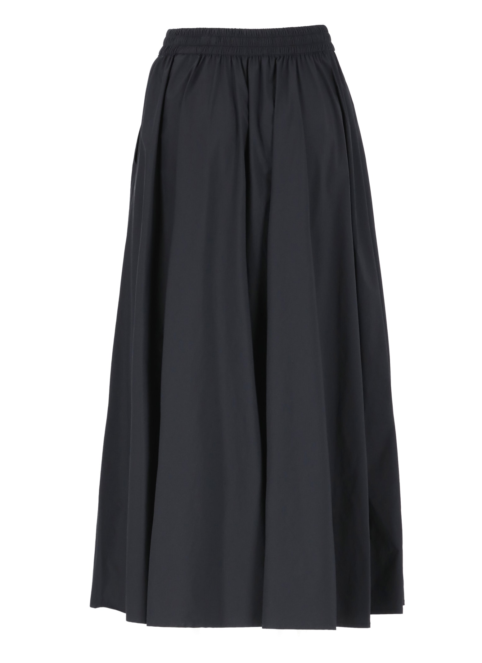 Shop Herno Poliammide Skirt In Black