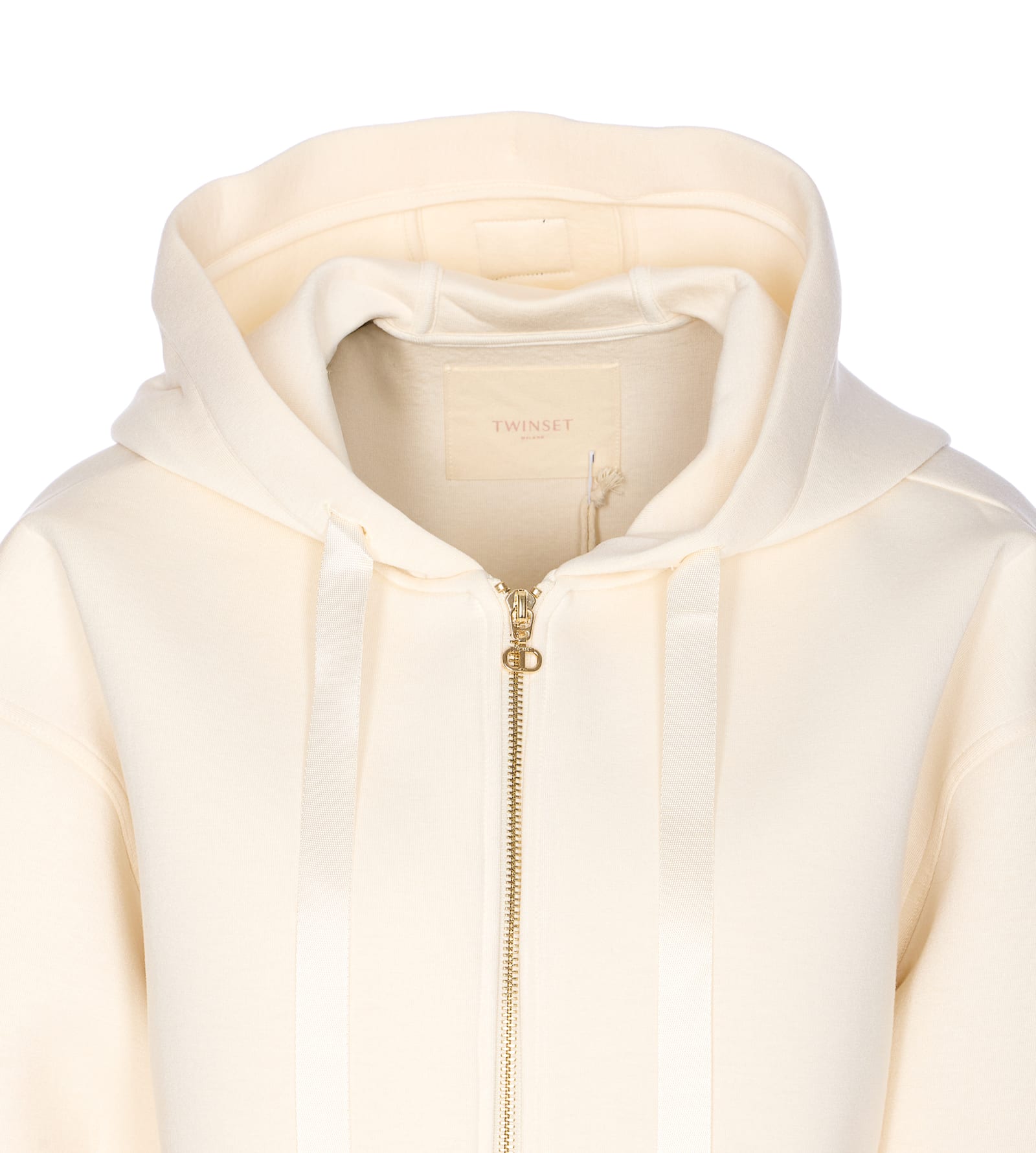 Twinset Twin-set Zip-up Jacket In White