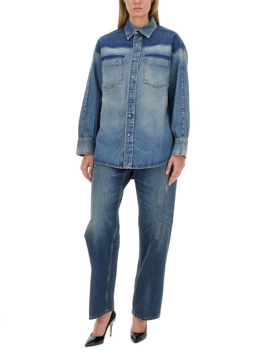 Shop Victoria Beckham Boyfriend Jeans In Denim