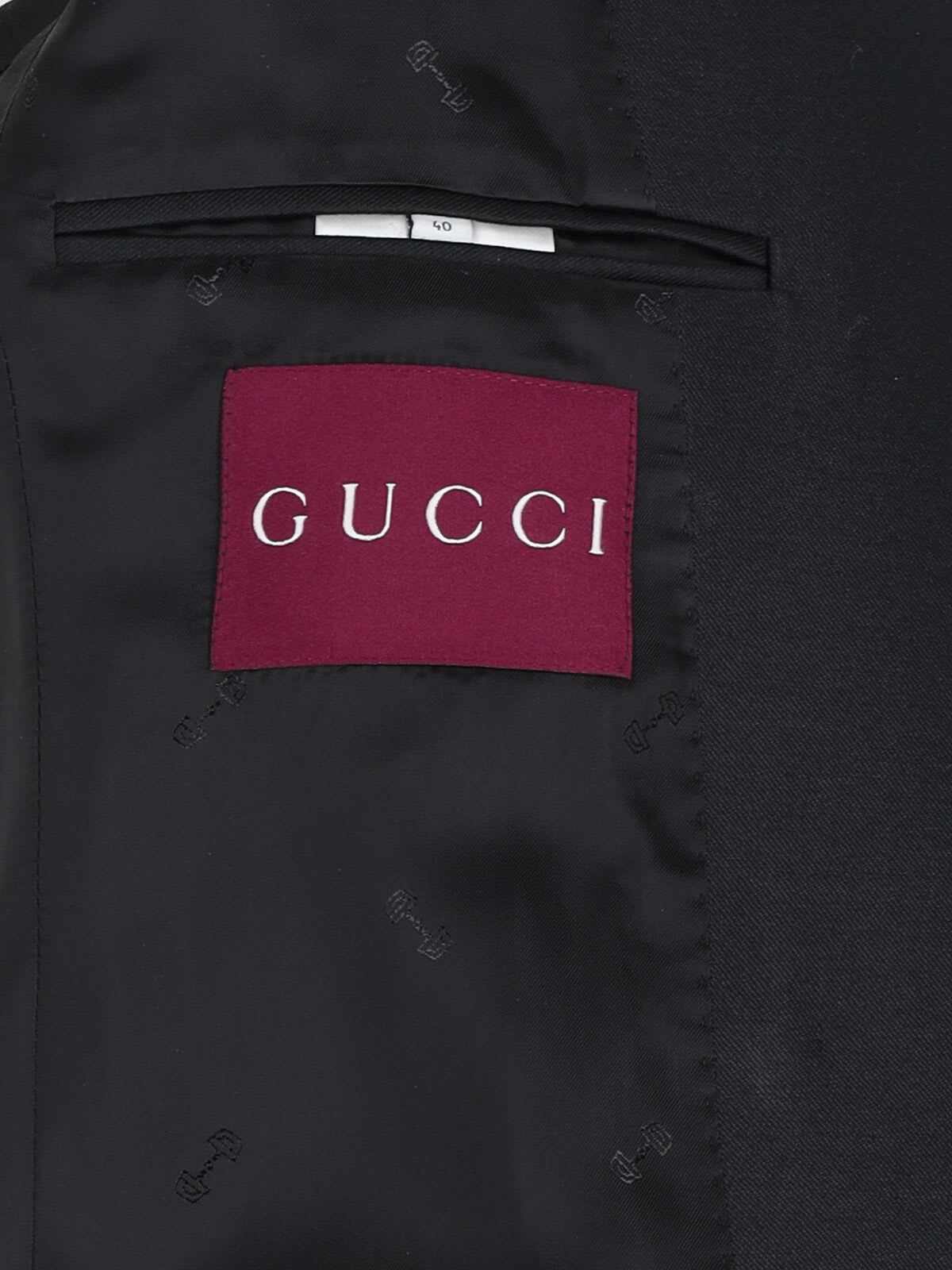 Shop Gucci Double-breasted Wool And Silk Jacket