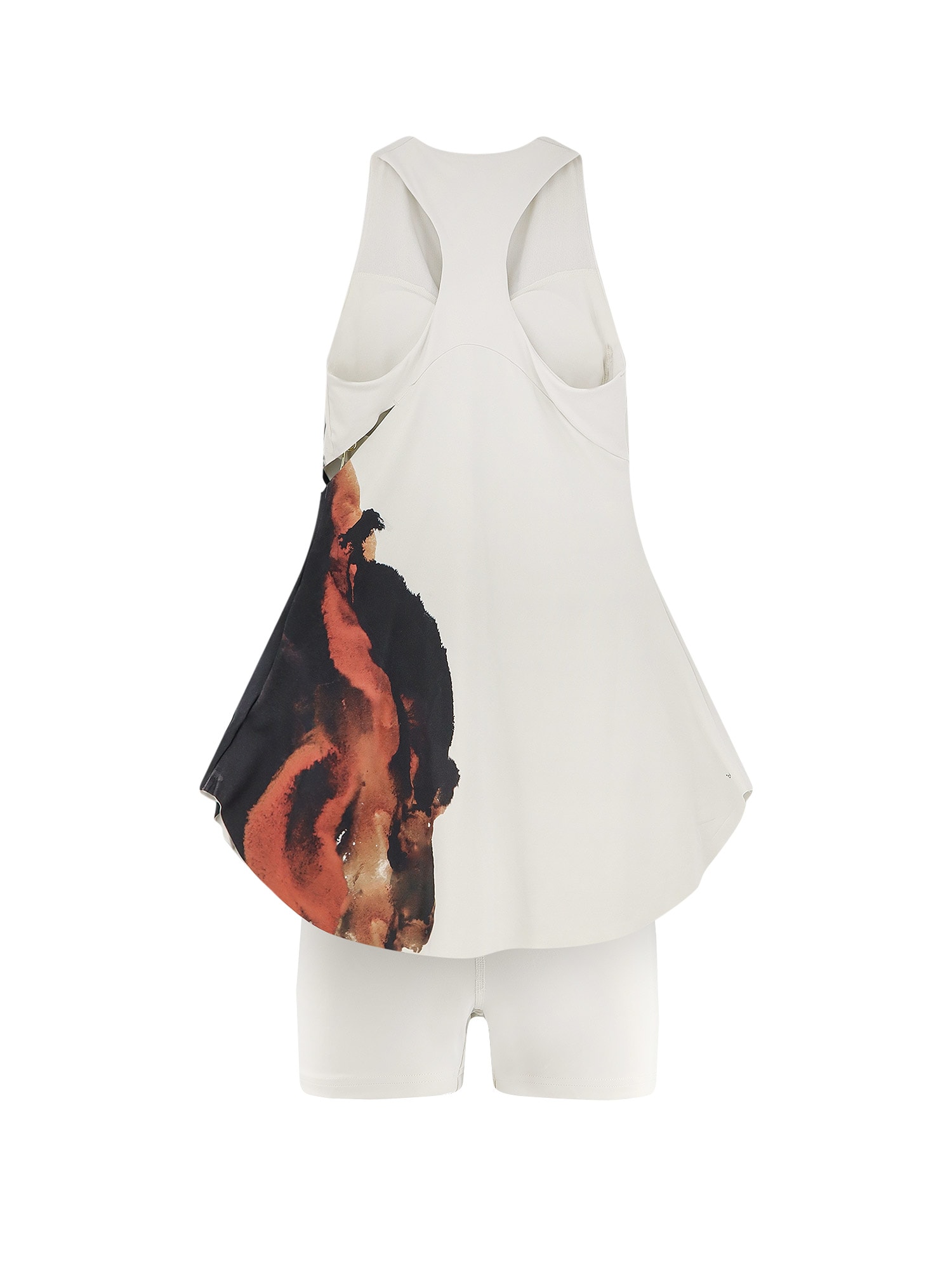 Y-3 Nylon Short Dress In White