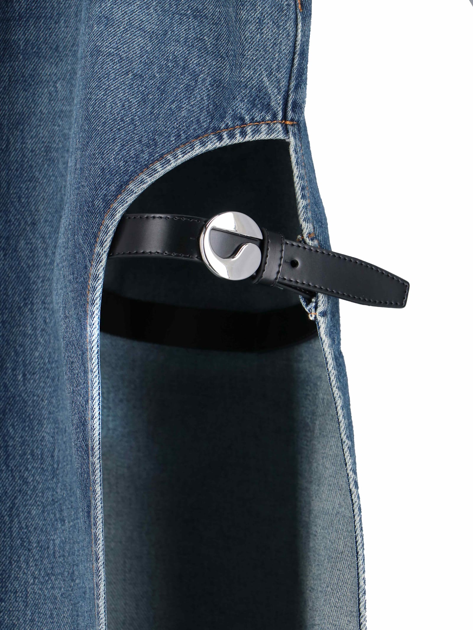 Coperni Garder Maxi Skirt In Blue