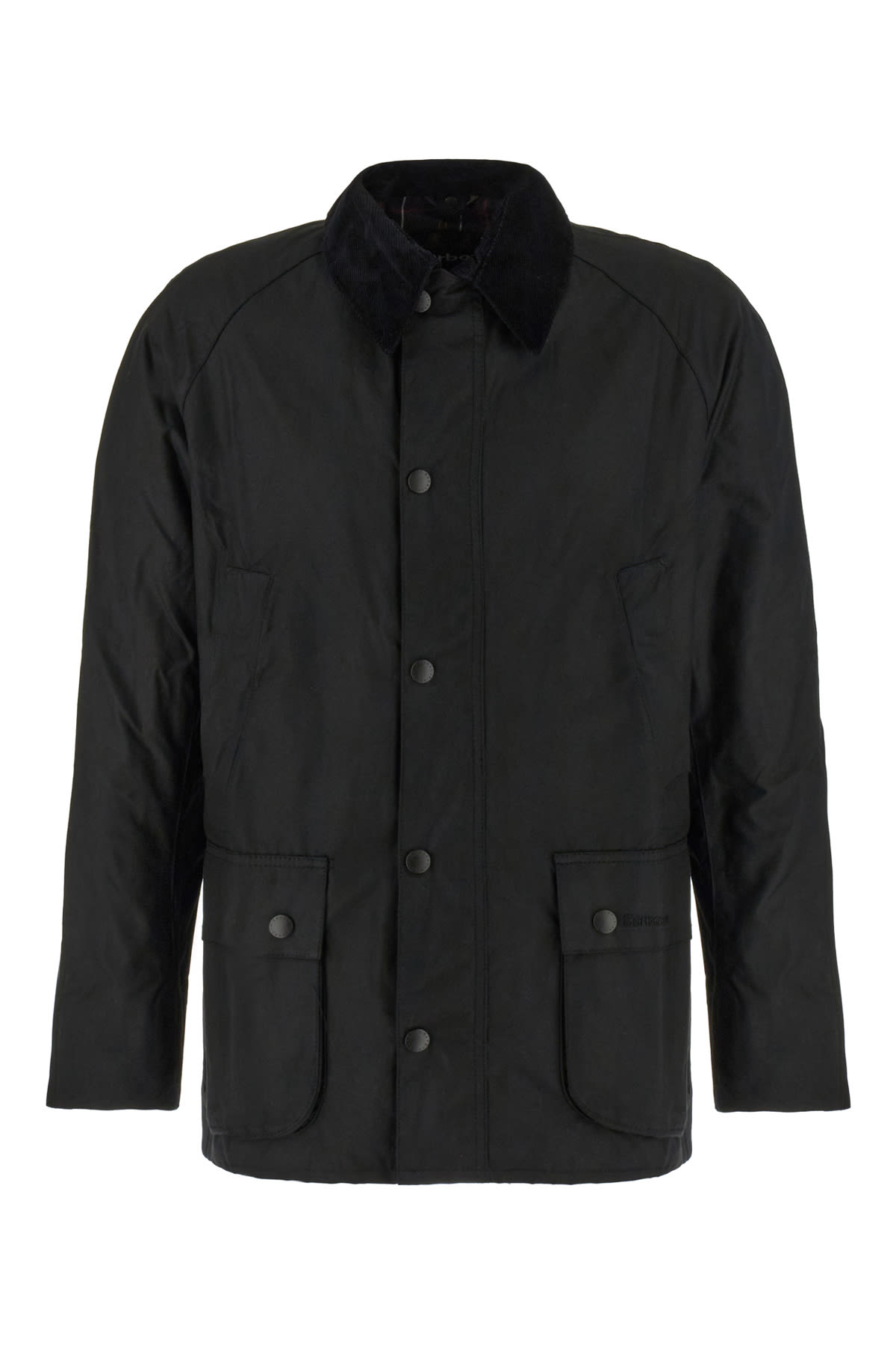 Shop Barbour Black Cotton Ashby Jacket In Black Classic