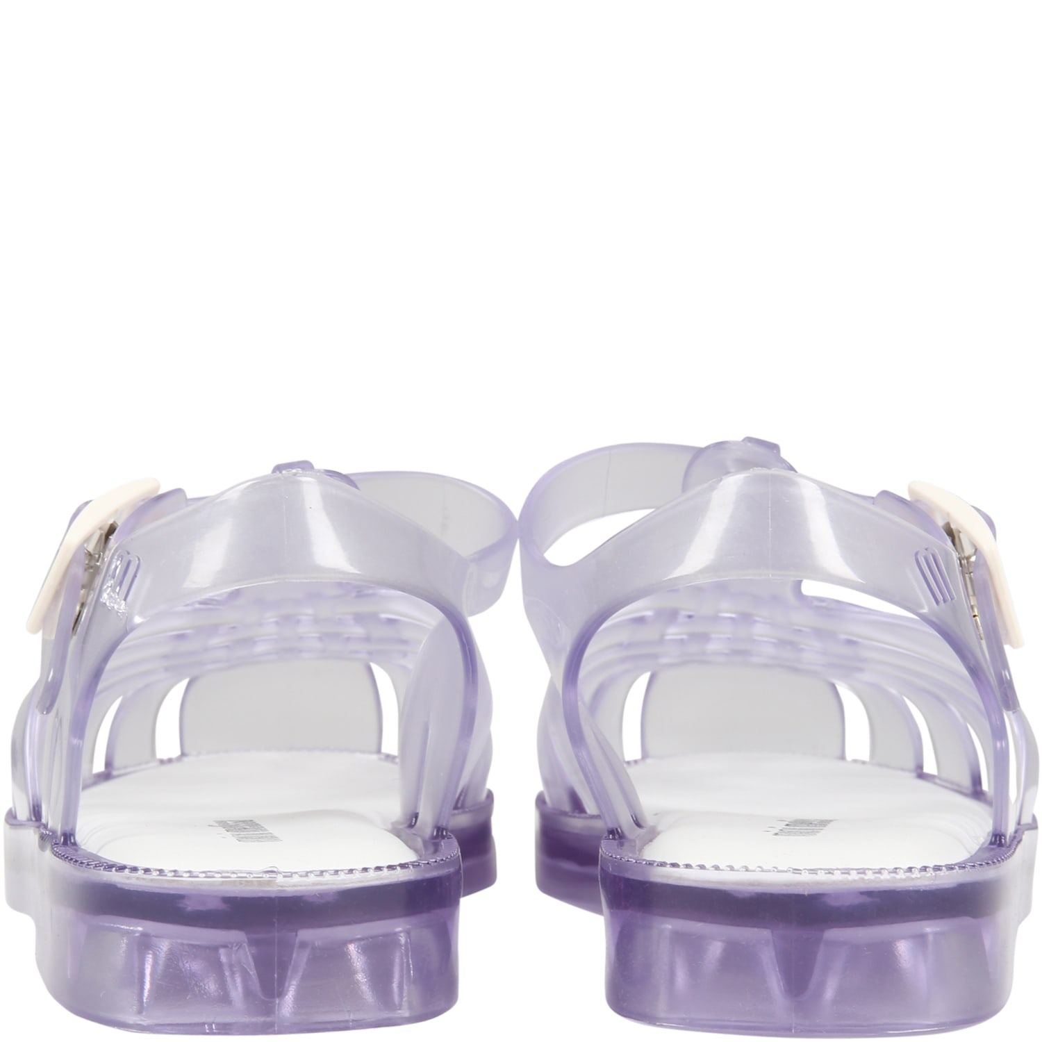 Shop Melissa Glass Sandals For Kids In Transparent