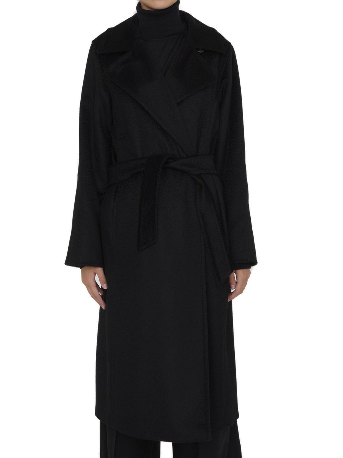 Max Mara Black Manuela Icon Coat In Black