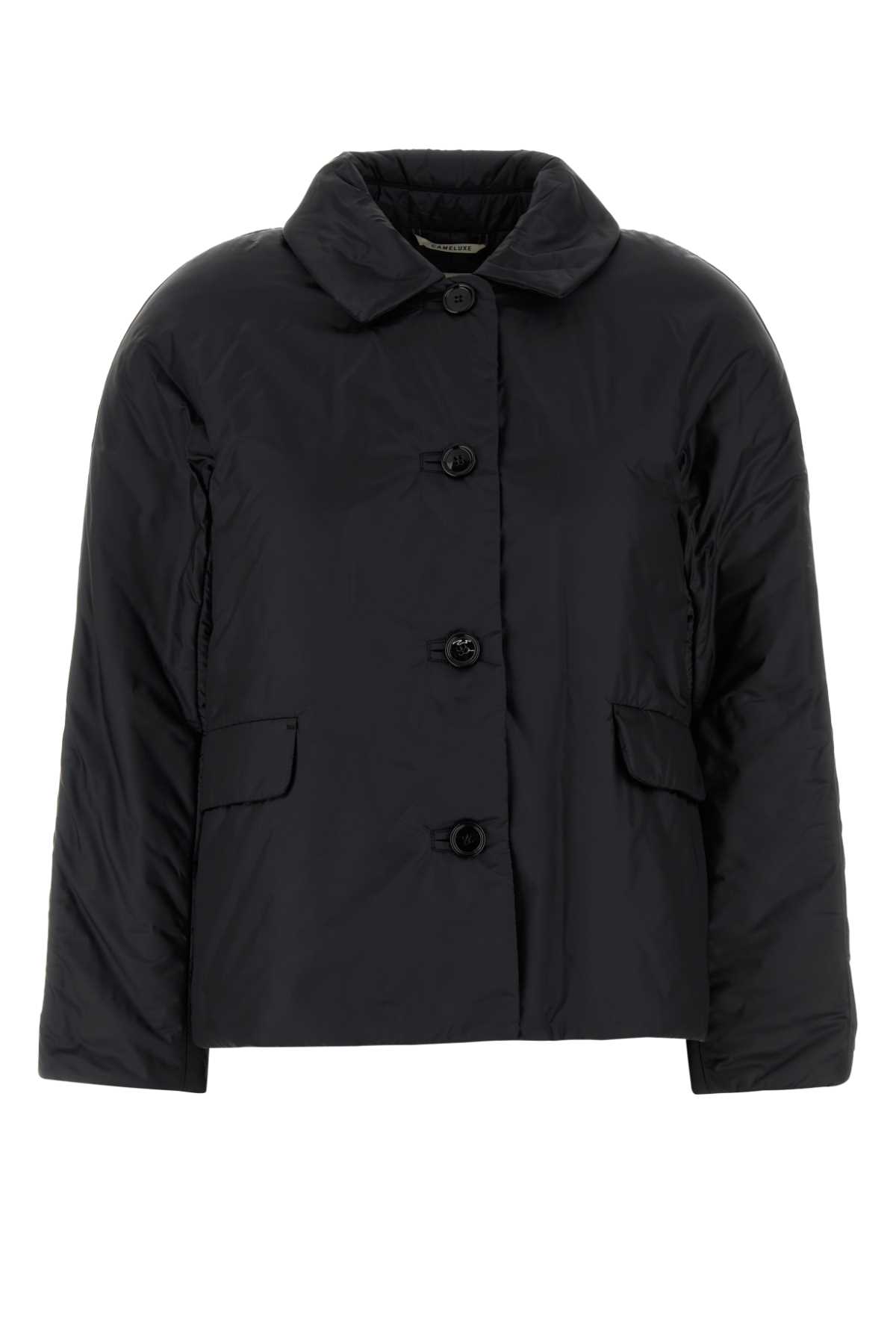 Max Mara The Cube Black Polyester Greens Padded Jacket In Black