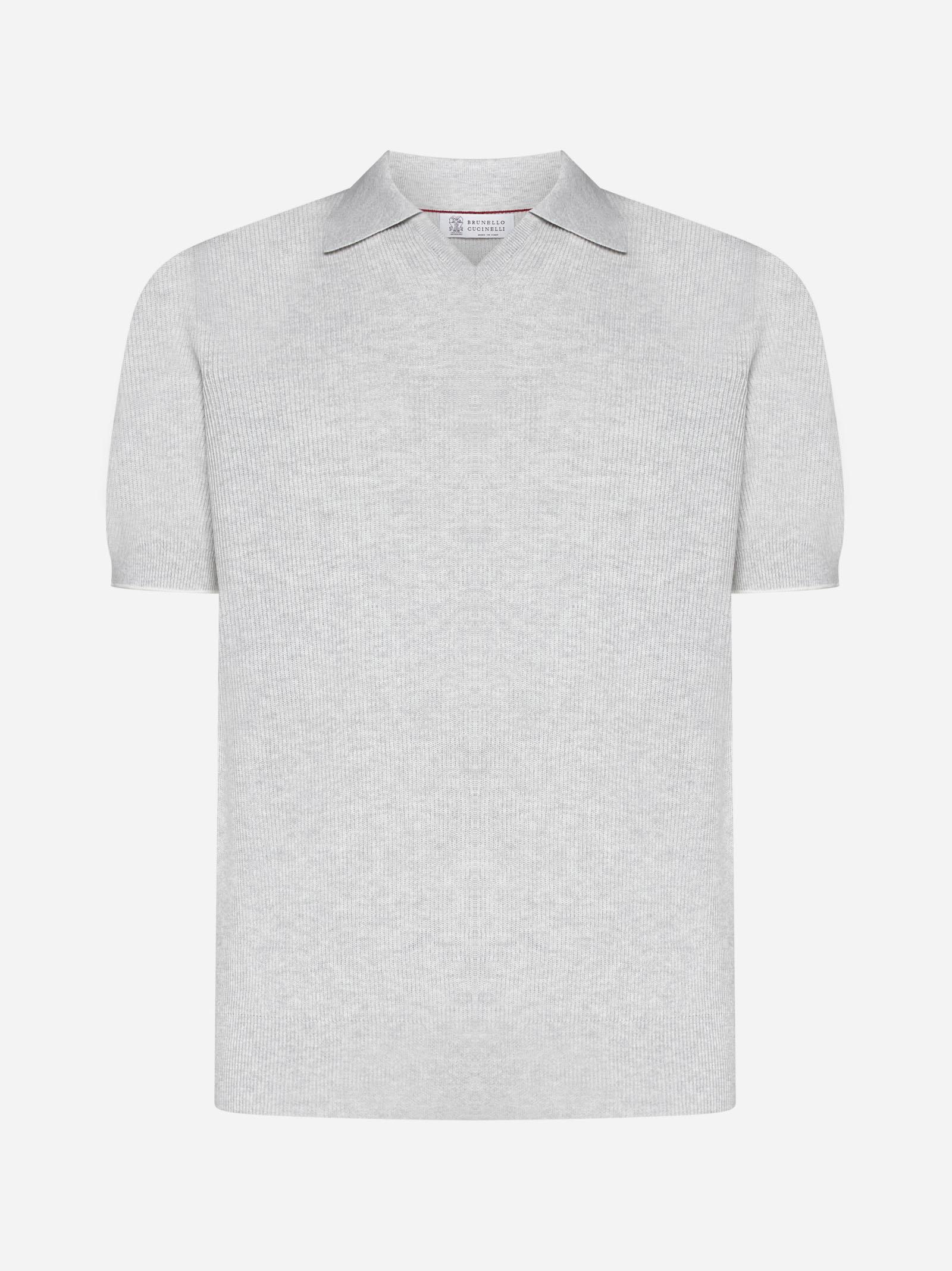 Cotton Knit Polo Shirt