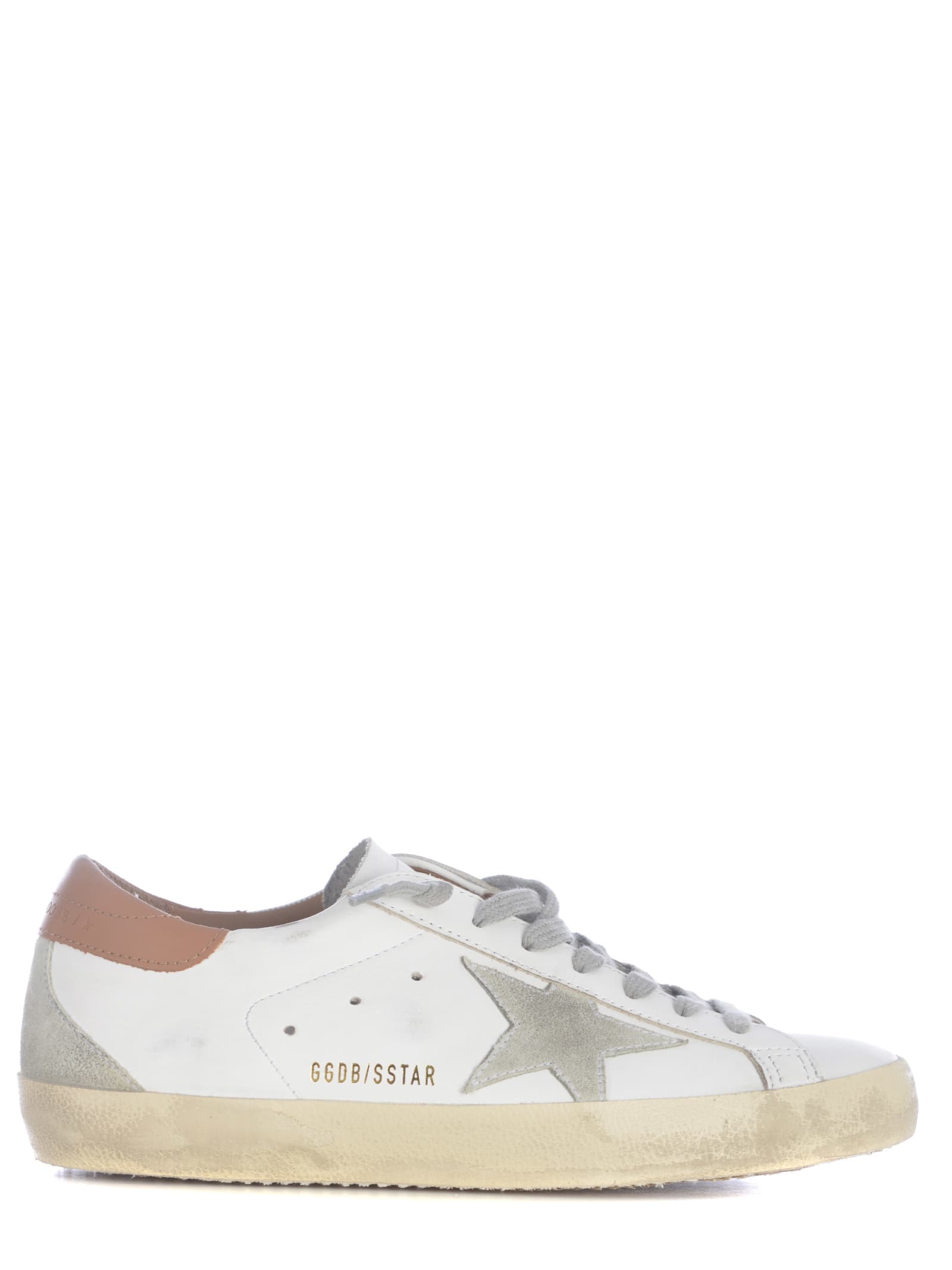 Golden Goose Sneakers Golden Gooose Super Star Made Of Leather In Bianco