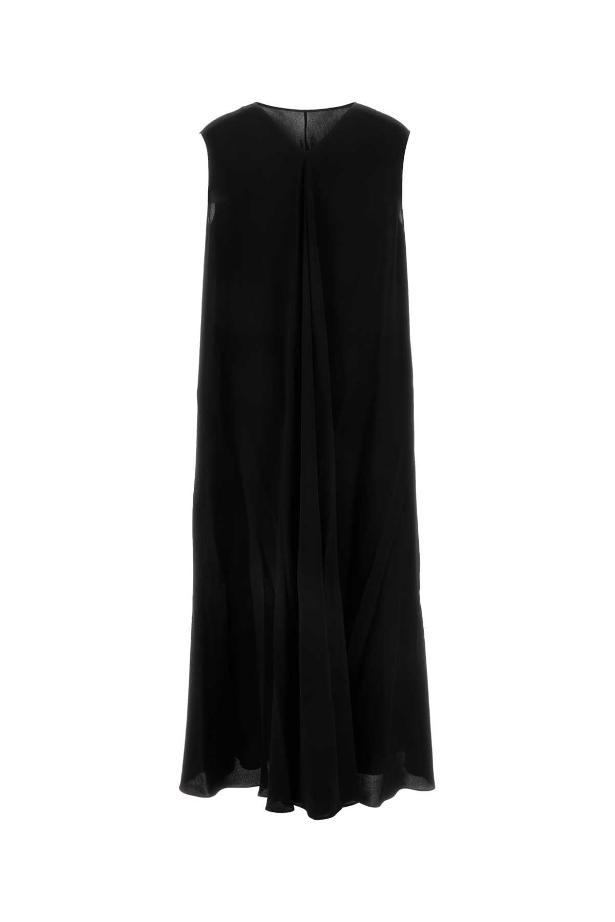 Shop The Row Black Crepe Palau Dress