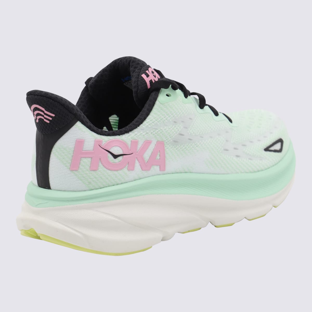 Hoka Low Top Sneakers With Mesh Upper And Rubber Outsole In Multi