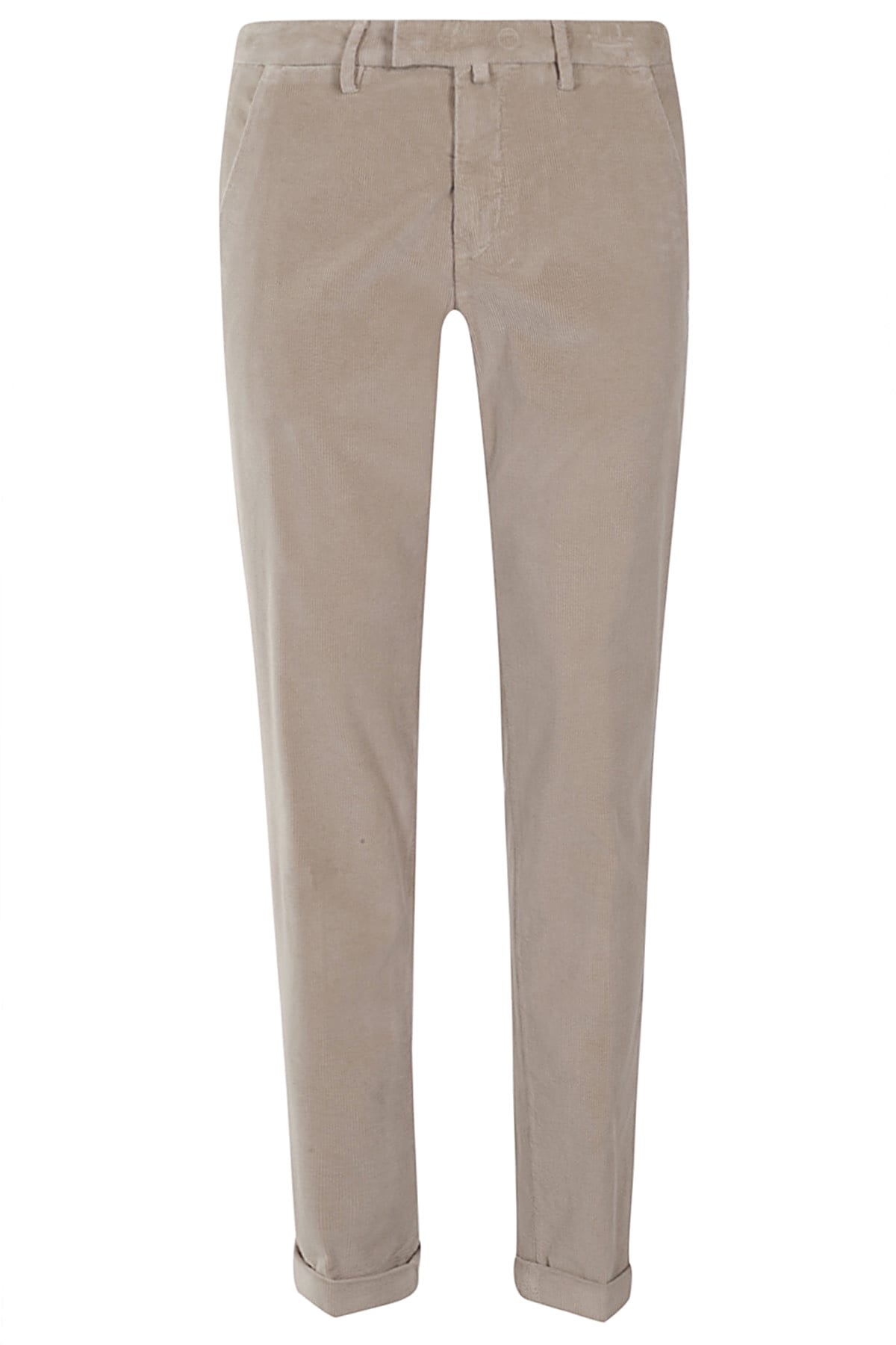 Shop Briglia 1949 Pant Ventre Piatto Velluto In Beige