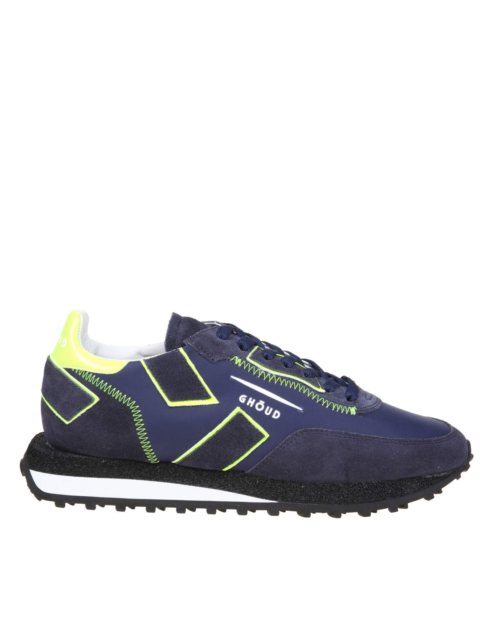 Ghoud Sneakers Rush In Suede And Nylon Color Blue