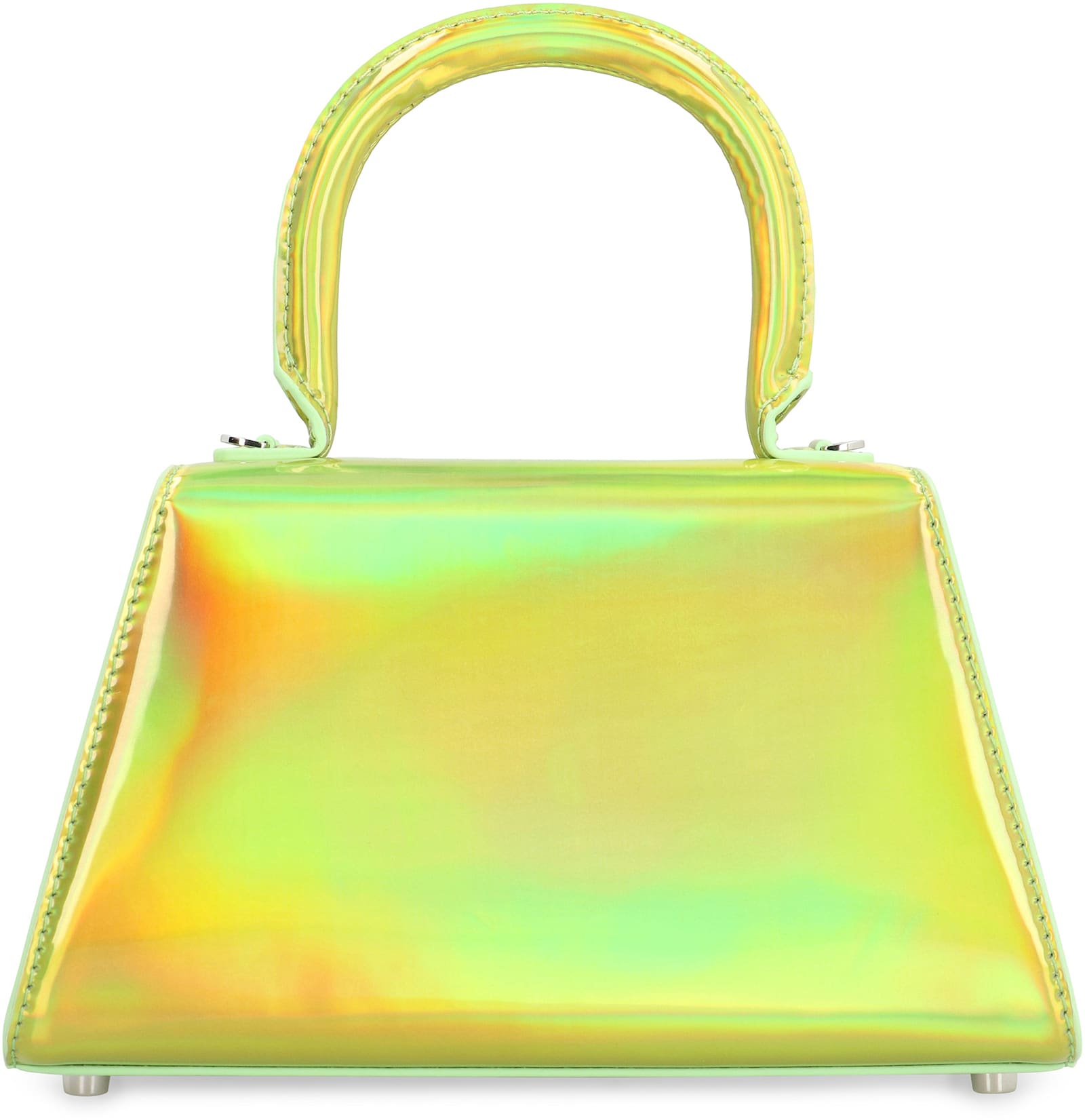 Shop Self-portrait The Bow Handbag In Green