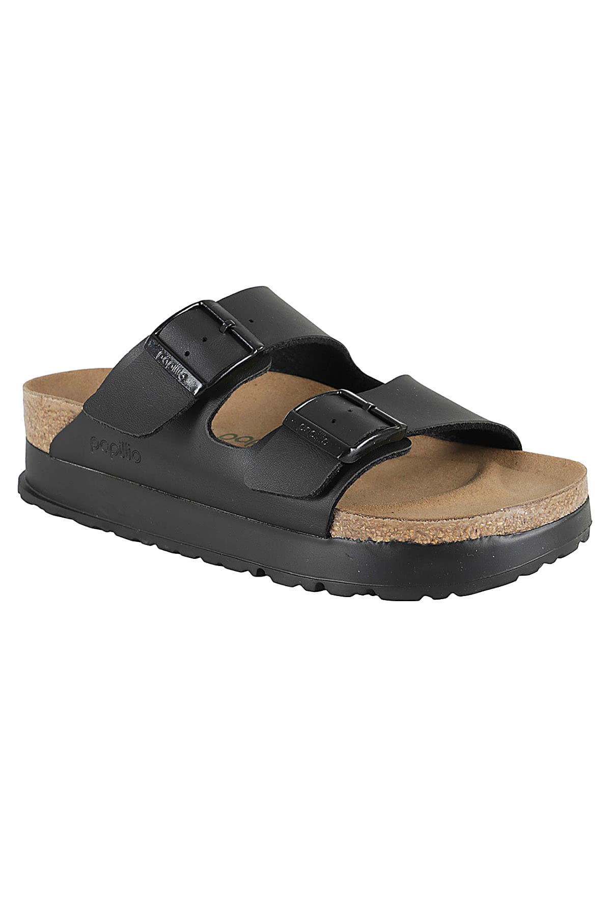 Birkenstock Papillio Arizona Sandals In Black Veg